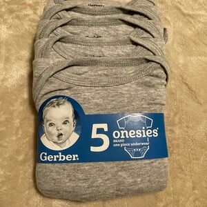 5-Pack of Gerber Short Sleeve Onesies